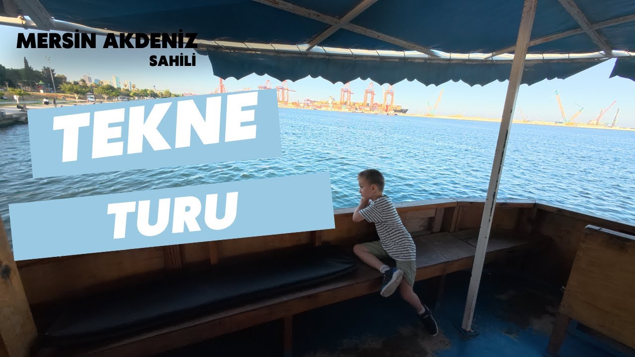 Mersin Akdeniz sahili tekne turu
