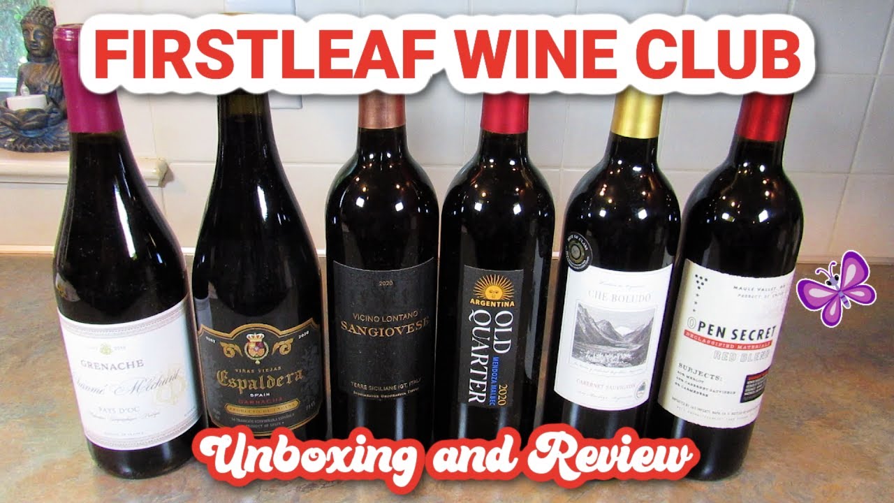 FirstLeaf Wine Club Unboxing and Review!