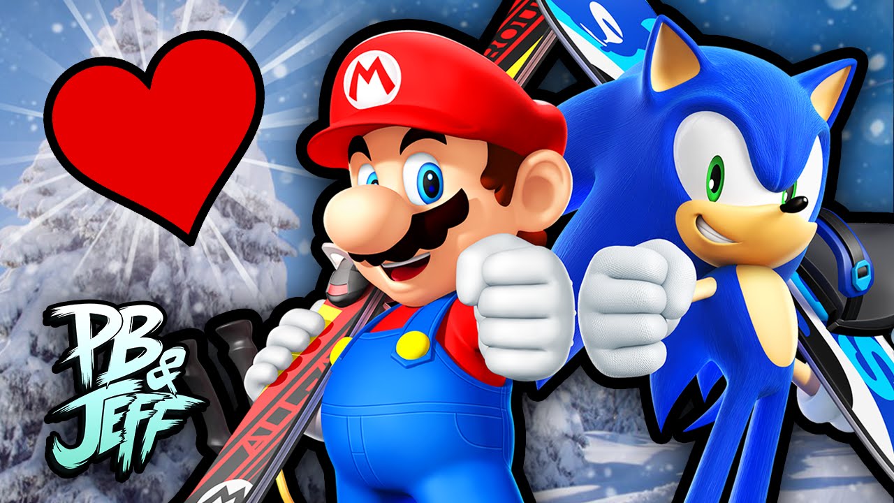 HOLDING HANDS! - Mario & Sonic Winter Olympics 2014 (Part 1 of 2)