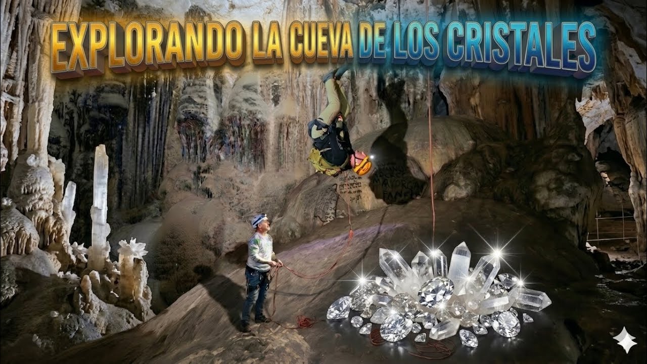 Explorando LA CUEVA DE LOS CRISTALES,  CERRO DE LAS MITRAS.