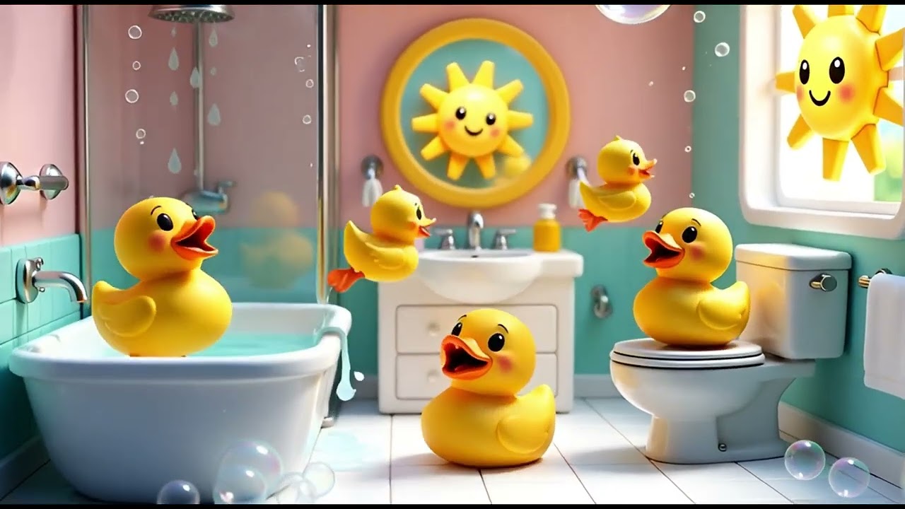 Bath Song for Kids 🧼 | Splish Splash Bath Time Nursery Rhymes