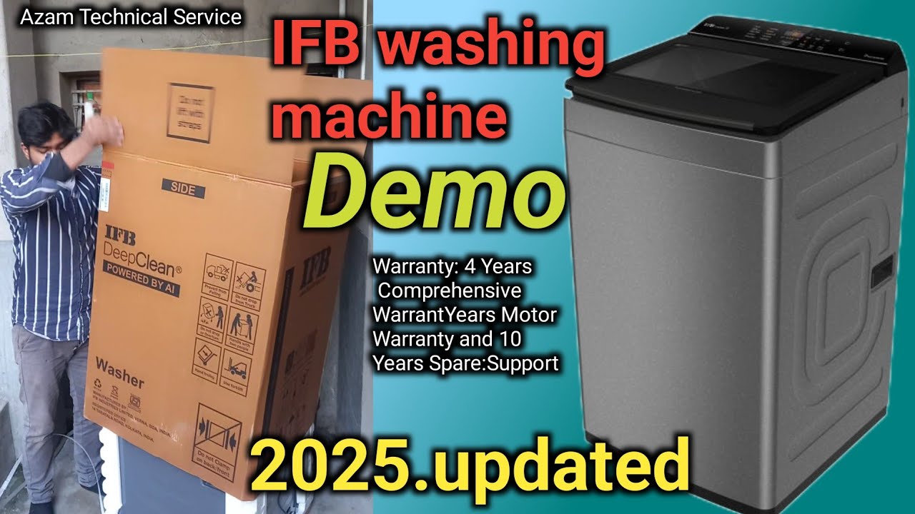 IFB top load 7kg washing machine demo2025. IFB tap load washing machine unboxing. easy to use.#suri
