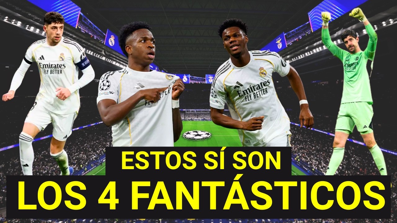 Vinicius, Valverde, Tchouaméni y Courtois sostienen al Real Madrid en la Champions
