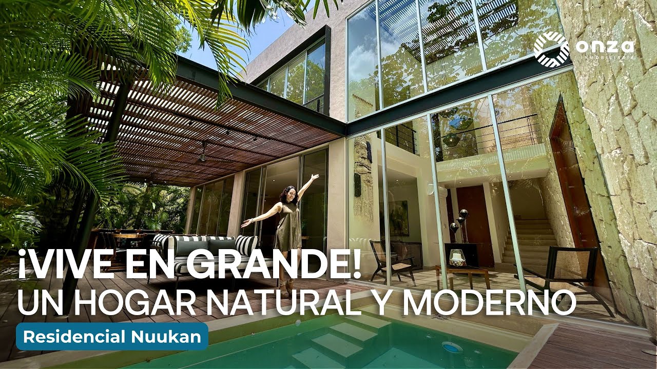 🏡 Casa EN VENTA con ESPACIOS NATURALES y modernos | ✨ EXCLUSIVA en CHOLUL, YUCATÁN.