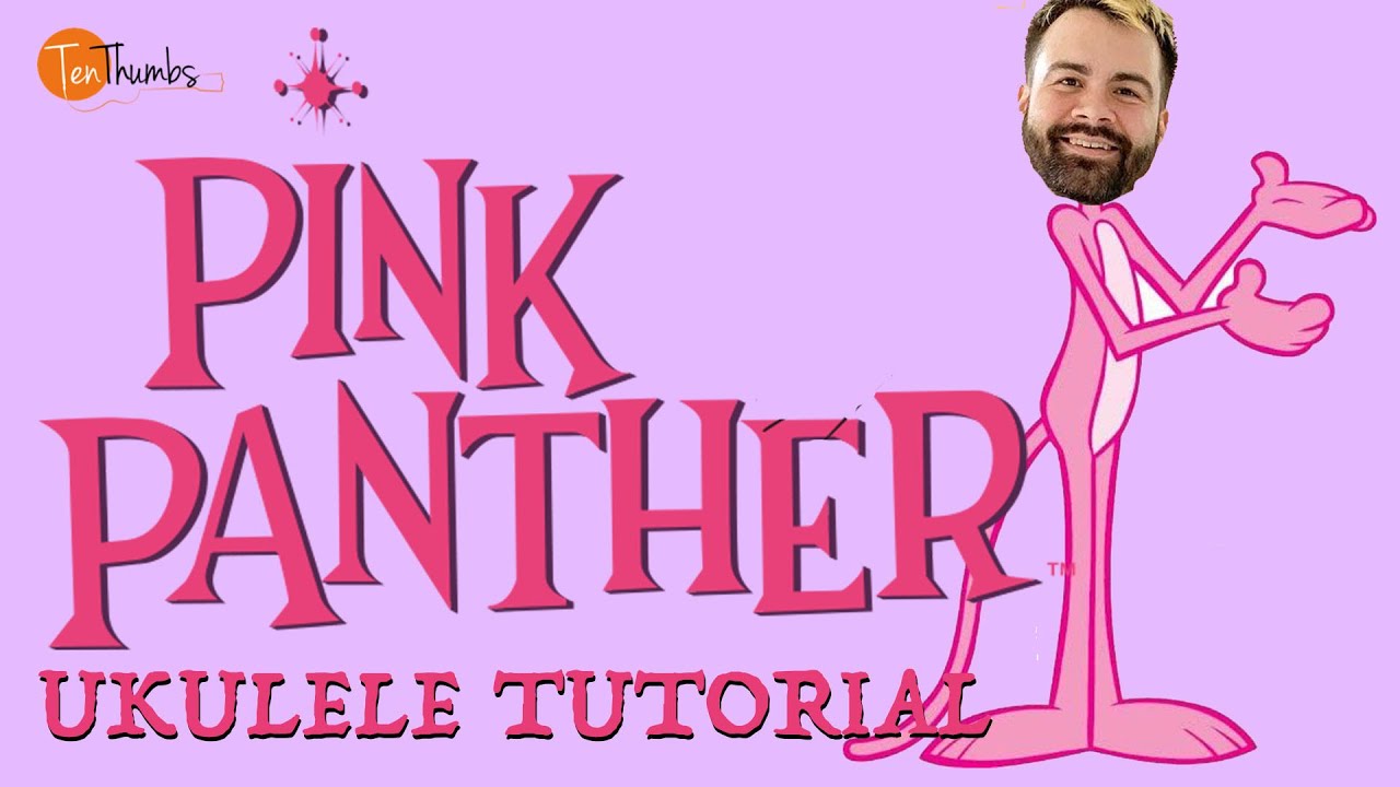 Pink Panther — обучающее видео для начинающих по игре на укулеле с аккордами