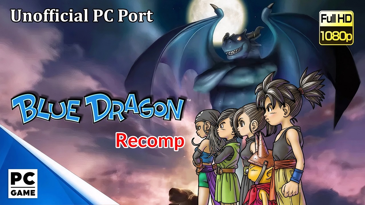 Blue Dragon Recomp - Unofficial PC Port | Ryzen 5 3600 - GeForce RTX 2060
