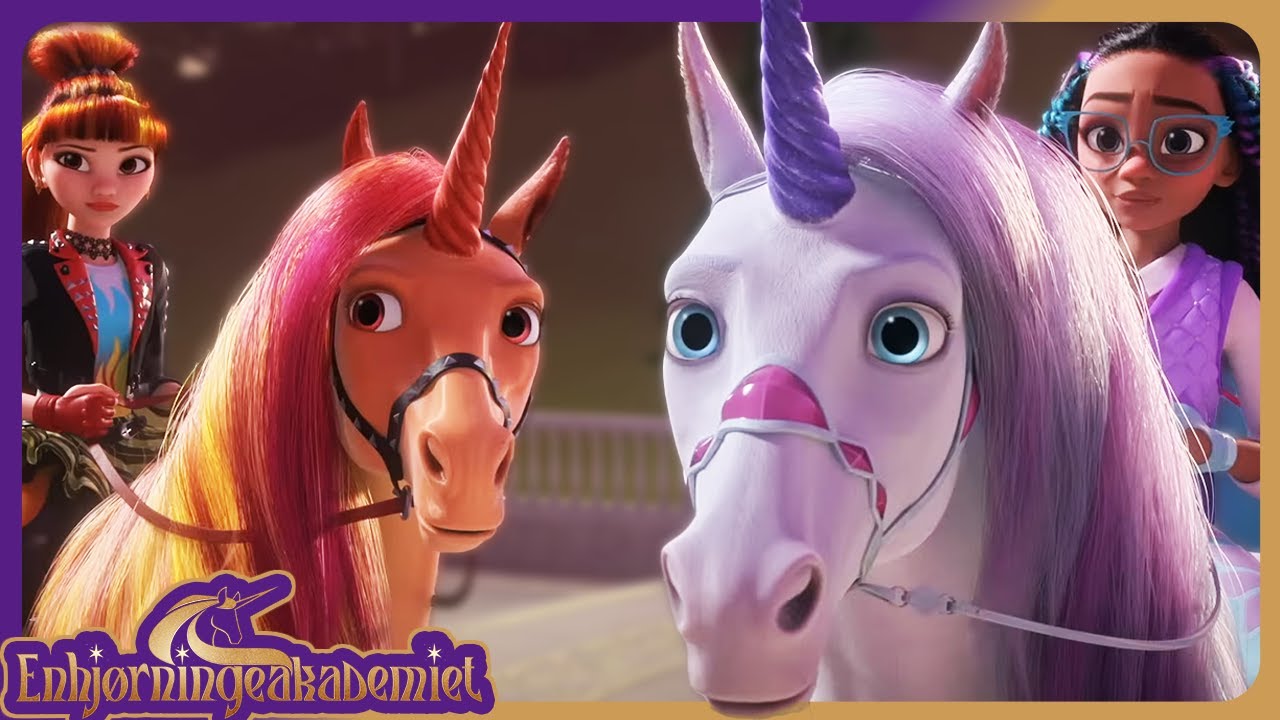 En dramatisk magisk vindeffekt 💨| Unicorn Academy Dansk | Tegnefilm for