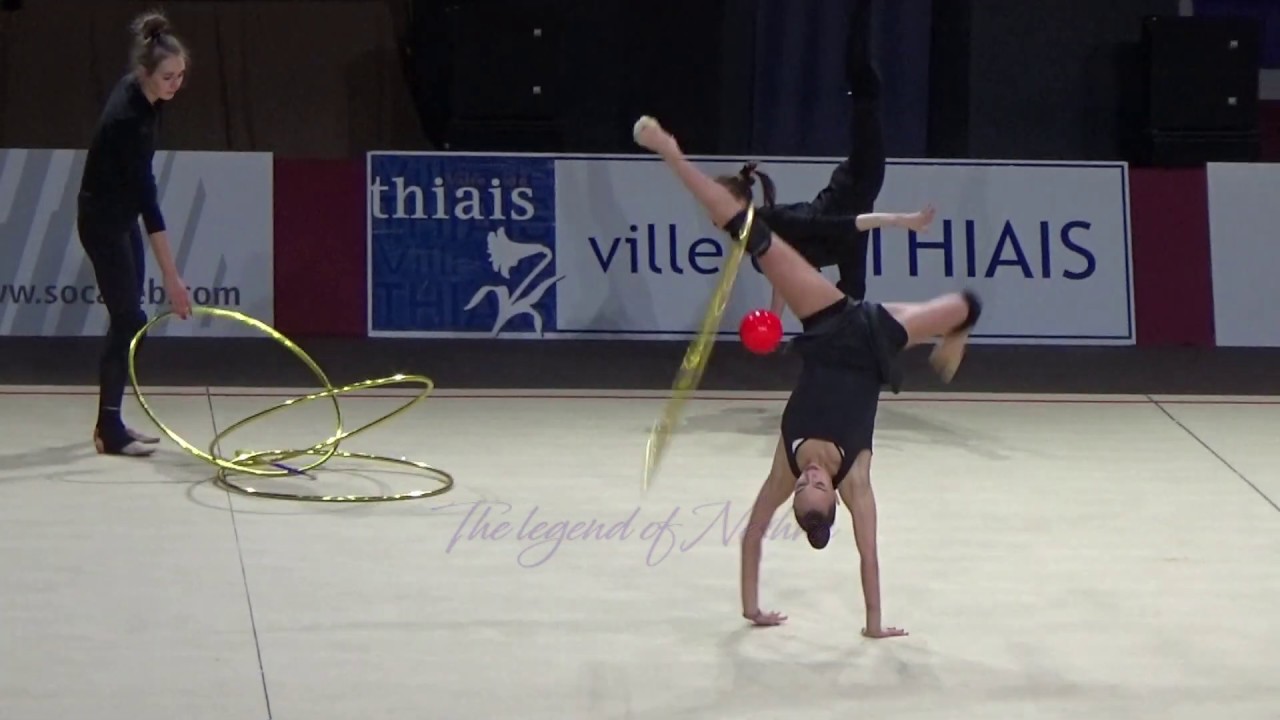 Irina ANNENKOVA (RUS) hoop - 2019 Thiais trainings