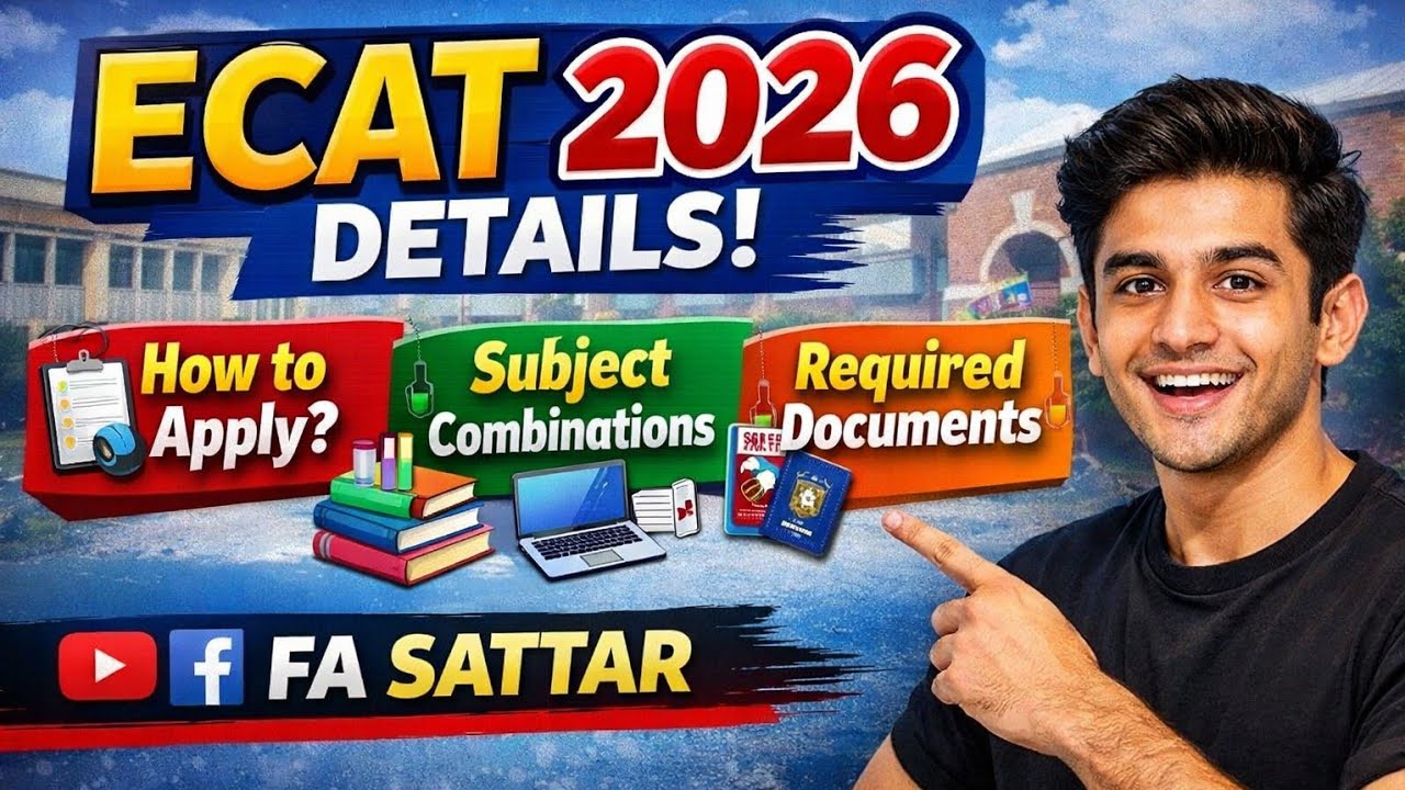 ECAT 2026 Complete  Details 