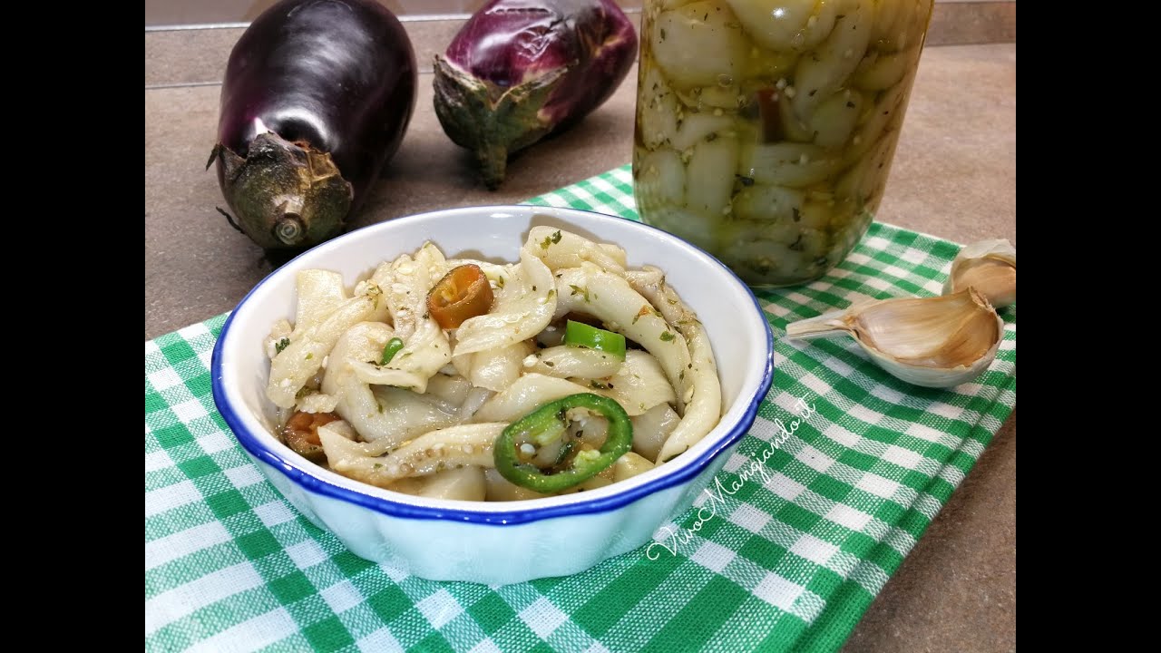 Melanzane sott'olio - bianche, sode e saporite