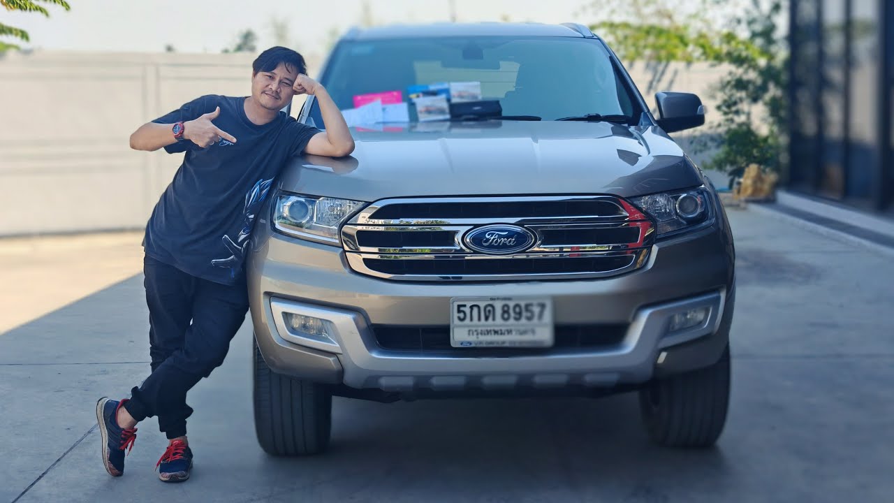 เข้าใหม่ FORD EVEREST 2.2 TITANIUM ปี 16 ไมล์ 70,000 กม. โทร.095-737-9594​ เจน