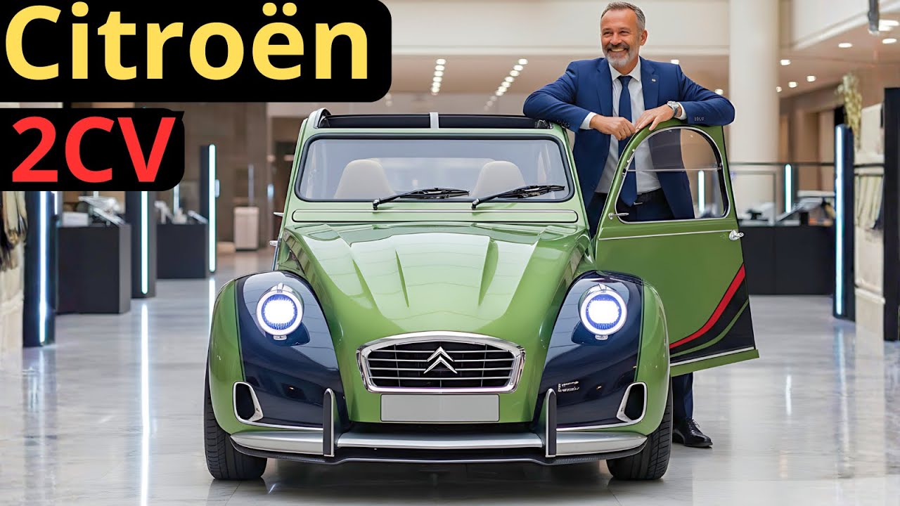 Возрождение легенды! Новый Citroën 2CV 2026 года шокирует поклонников классических автомобилей...