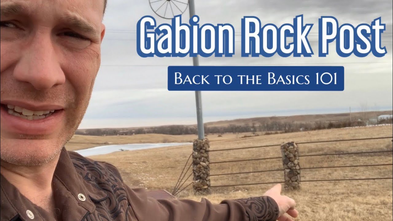 Gabion Rock Post