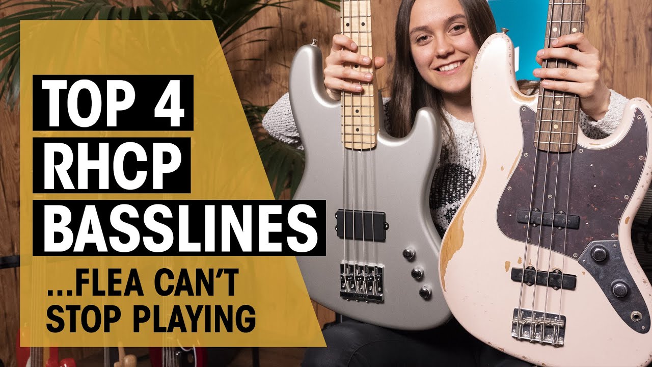 Top 4 Red Hot Chili Peppers Basslines | Flea | Thomann