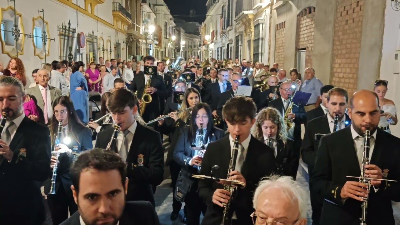 BM Hermanos Niño Moguer - Marcha Ave Maria - Procesión Montemayor Moguer 2024