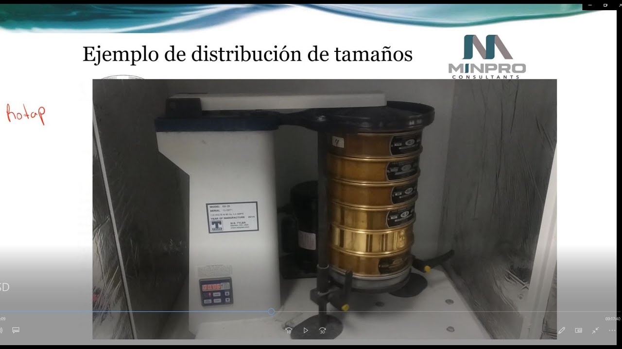 Determinación del Análisis granulométrico y diámetro D80 y D50. Granulometría!!