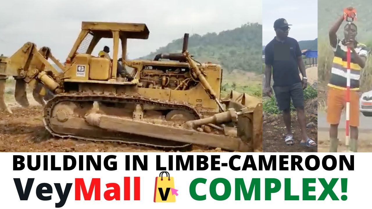 BUILDING IN CAMEROON 🇨🇲  || EPS 1: BULLDOZING & SITE SURVEY|| REAL ESTATE IN LIMBE, CAMEROON AFRICA!