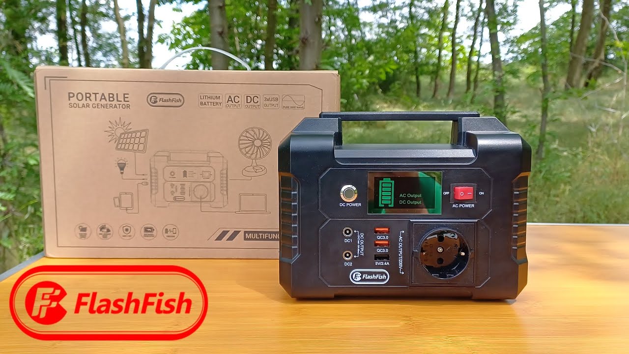 Flashfish E200 Portable Power Station | 200W 151Wh/40800mAh hordozható erőmű