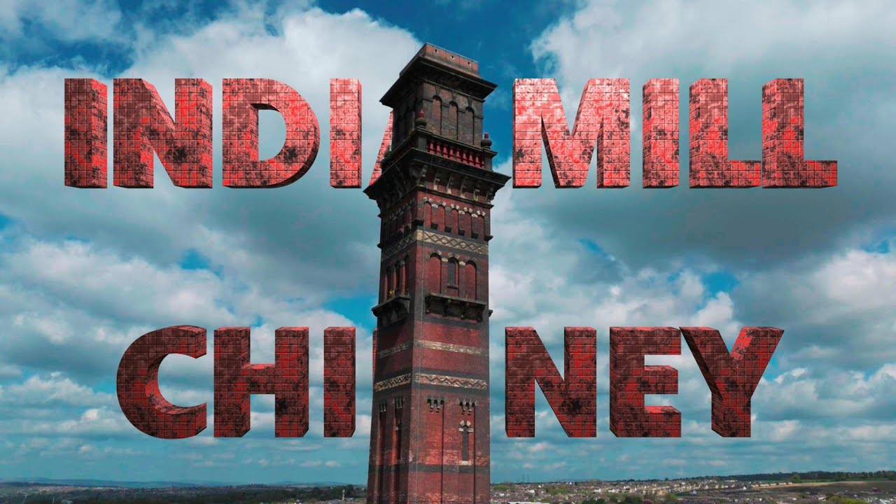 India Mill Chimney | Darwen | Drone Footage | Bonus Fred Dibnah Clips