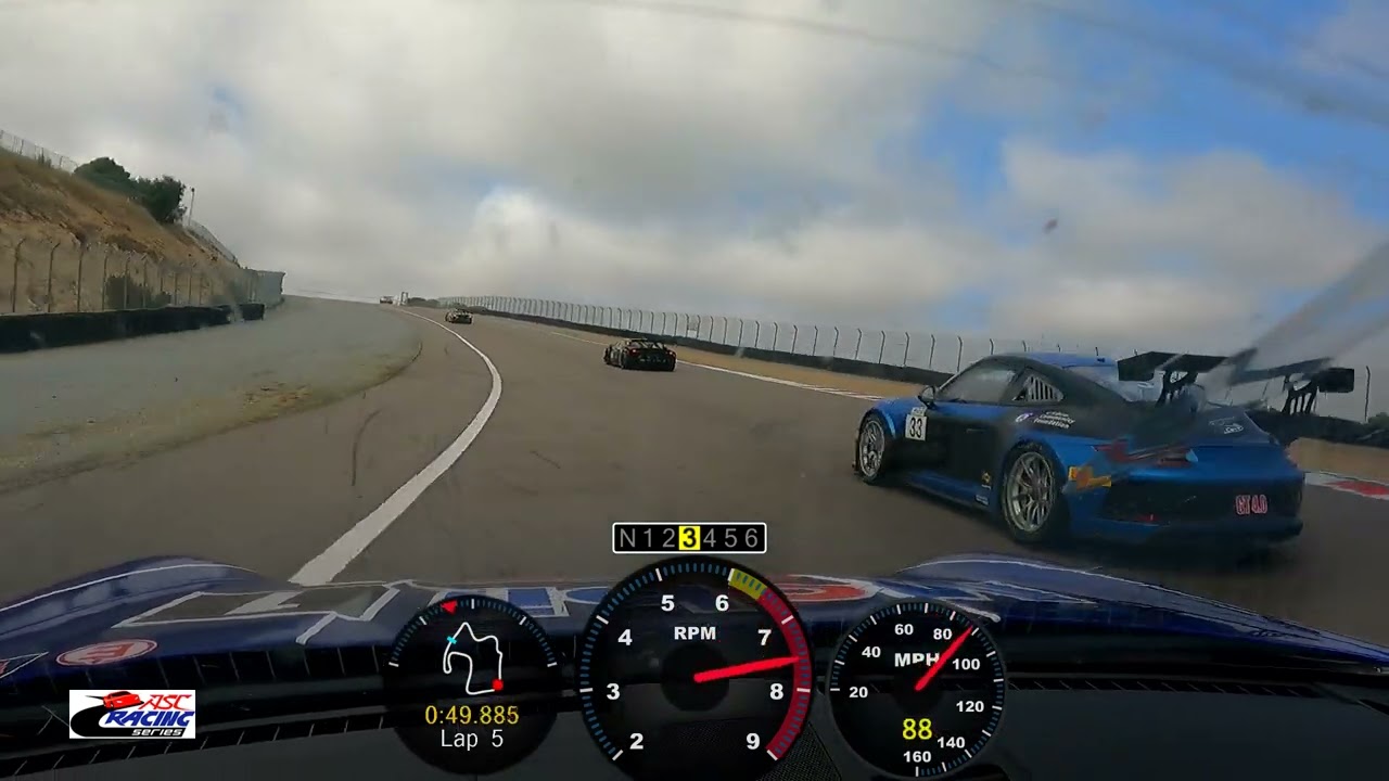 SVRA SpeedTour 2025 - Laguna Seca Raceway - On Board Porsche 992 GT3 Cup