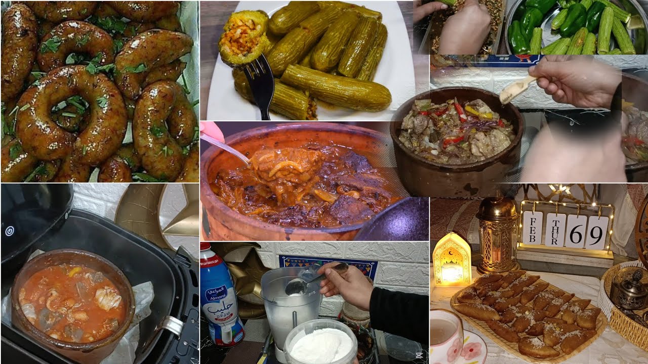 ​جوزي قالي مستحيل تلحقي🤦🏼‍♀️! بدأت الساعة 3 وعملت سفرة طواجن🥣محدش صدق إن دي سفرة بيت👌🏼💃🏼