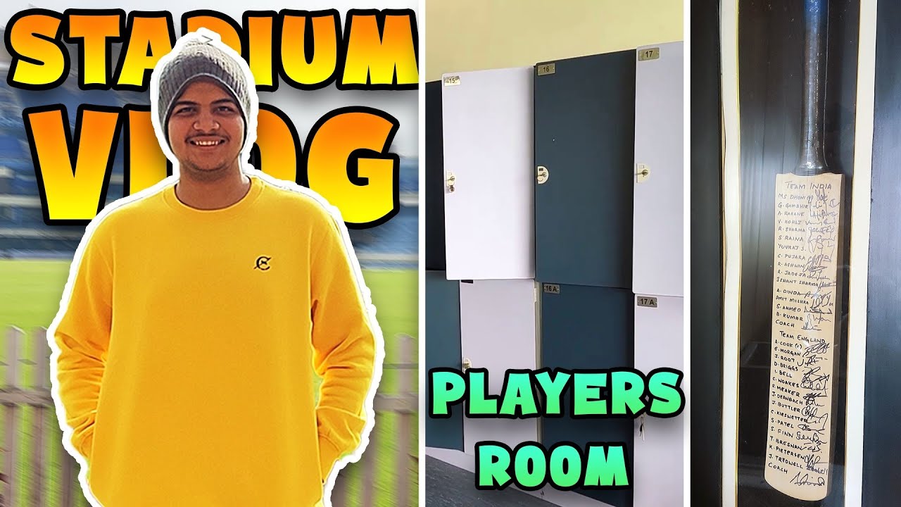 Inside A Cricket Player's Dressing Room | JSCA International Cricket Stadium Vlog | Neon Man 360