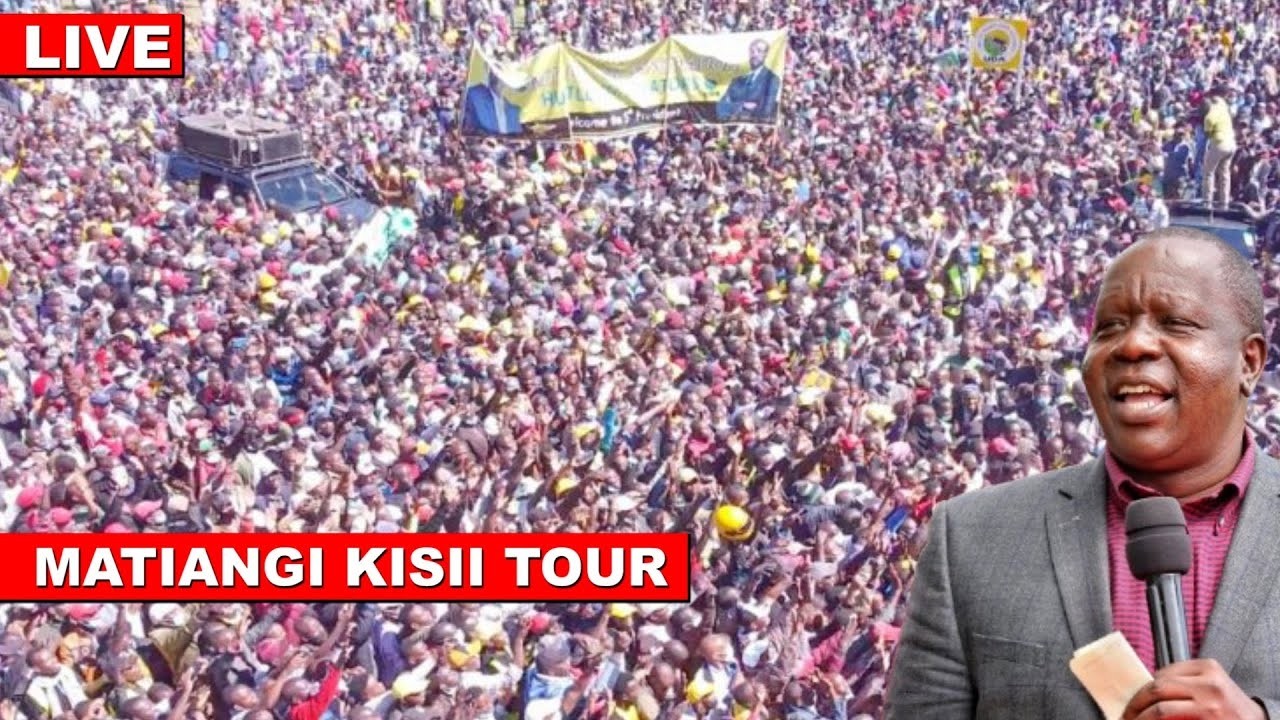 Live: Gachagua, Natembeya, Kalonzo, Matiangi, Karua Storm Kisii for mother of all rallies | pepetatv
