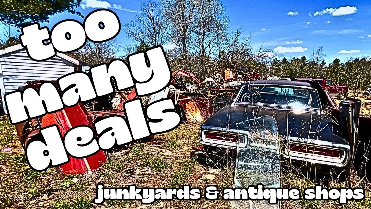 JUNKYARD GEMS & Largest ANTIQUE MALL In Maine! Deals Too Good To Pass Up