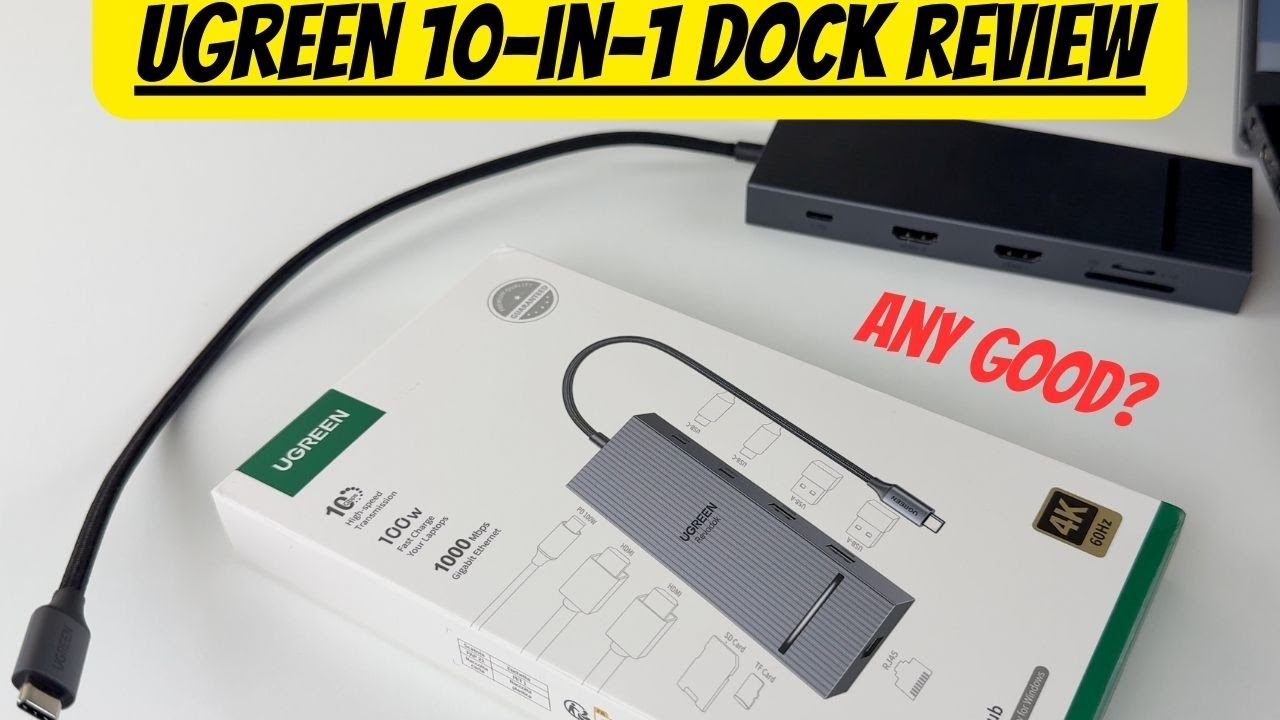 Обзор док-станции UGREEN 10-в-1 USB C