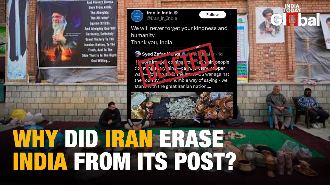 Iran Takes Kashmir Aid, Deletes 'Thank You India' Post | Pakistanis Harrass Iranian Ambassy On 'X'