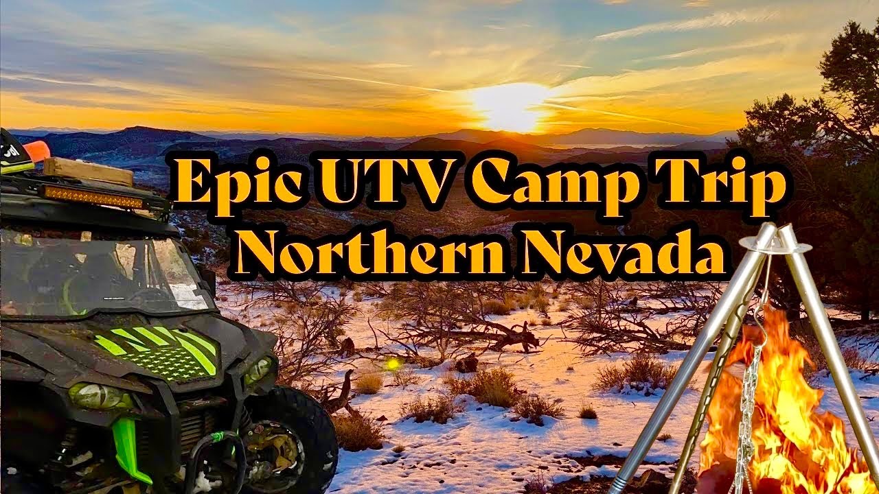 Эпическое путешествие на квадроциклах с ночевкой в ​​палатках. Снежное приключение высоко в горах...