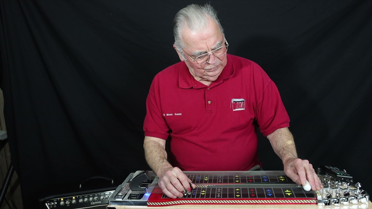 Using and Demonstrating An Ebow On Pedal Steel