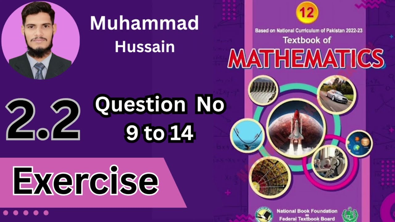 Exercise 2.2 LEC #04. Class 12 maths || NBF New Book 2025 || ex 2.2 Class 12 maths NBF