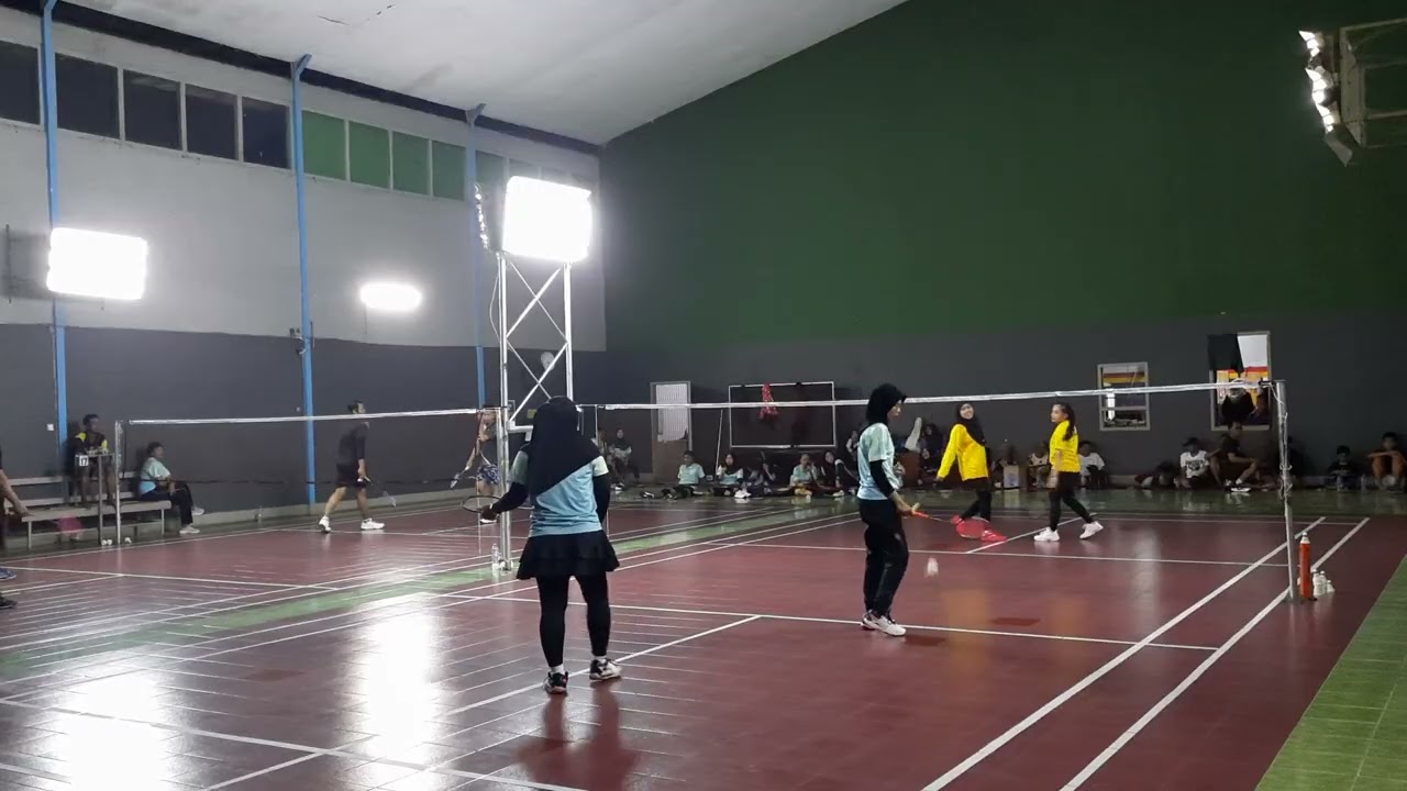 Sparing Badminton CCBC vs PB Cendana Ganda Putri (Yosh/Kiky vs Rara/Aan)