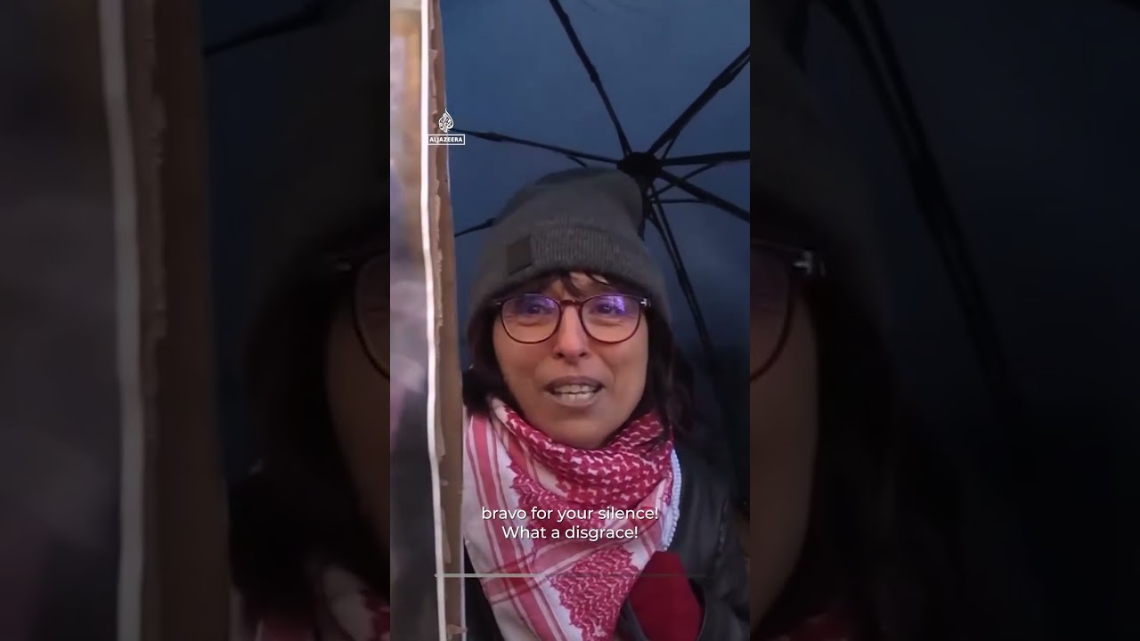 Thousands in Paris protest military actions in Iran, Lebanon and Palestine | AJ #shorts