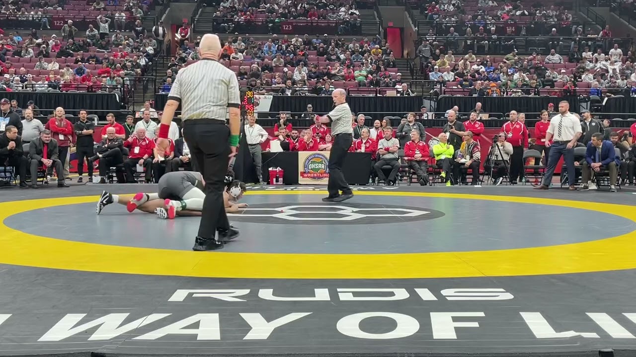 190 lbs D2 State Final Gabe Miller, Canfield vs Brydon Feister, Hoban