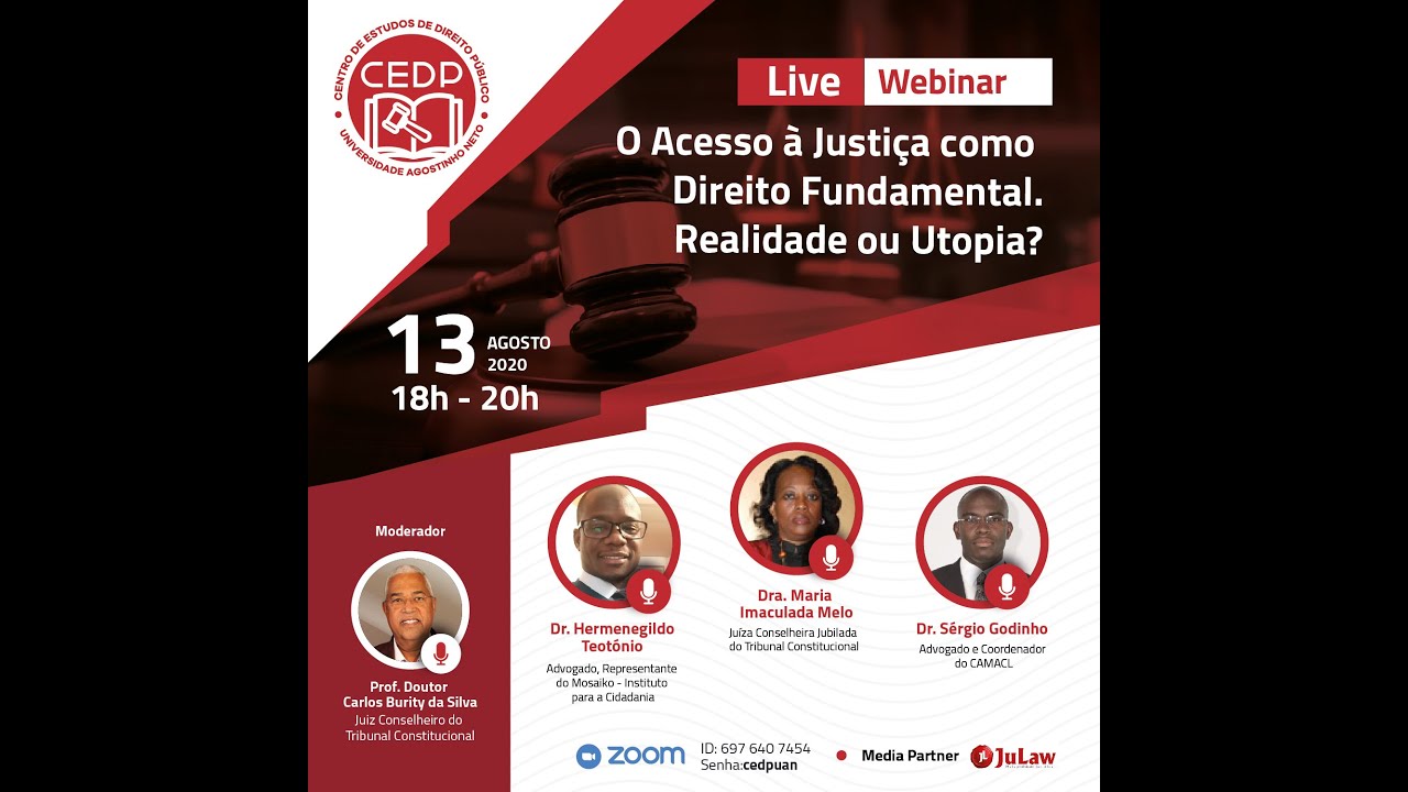 WEBINAR CEDP UAN | O Acesso à Justiça como Direito Fundamental. Realidade ou Utopia.