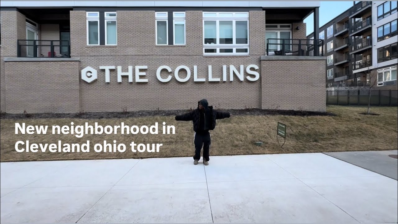 Touring a new neighborhood in Cleveland Ohio 