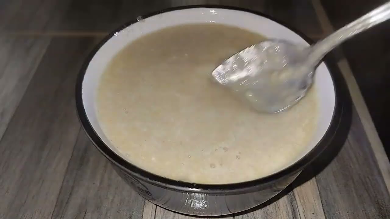 Receta atole de coco natural - Coconut and corn atole recipe