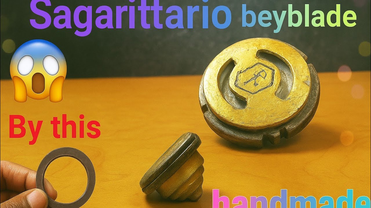 Unbelievable Handmade Sagarittario Beyblade Smash! 🔥 By Just This Simple Ring!