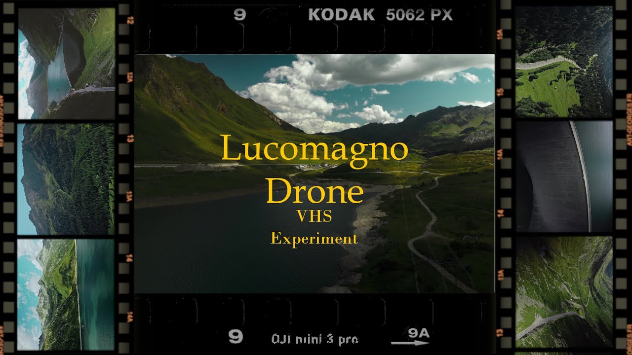 Lucomagno | Ticino | Switzerland | Experimental VHS 4k Drone | Dji mini 3 pro