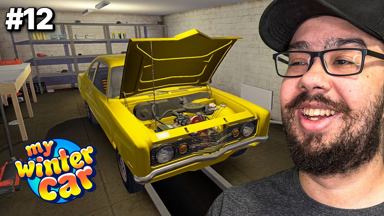 MOTOR NO COFRE E NOVA COR DO CARRO - MY WINTER CAR #12