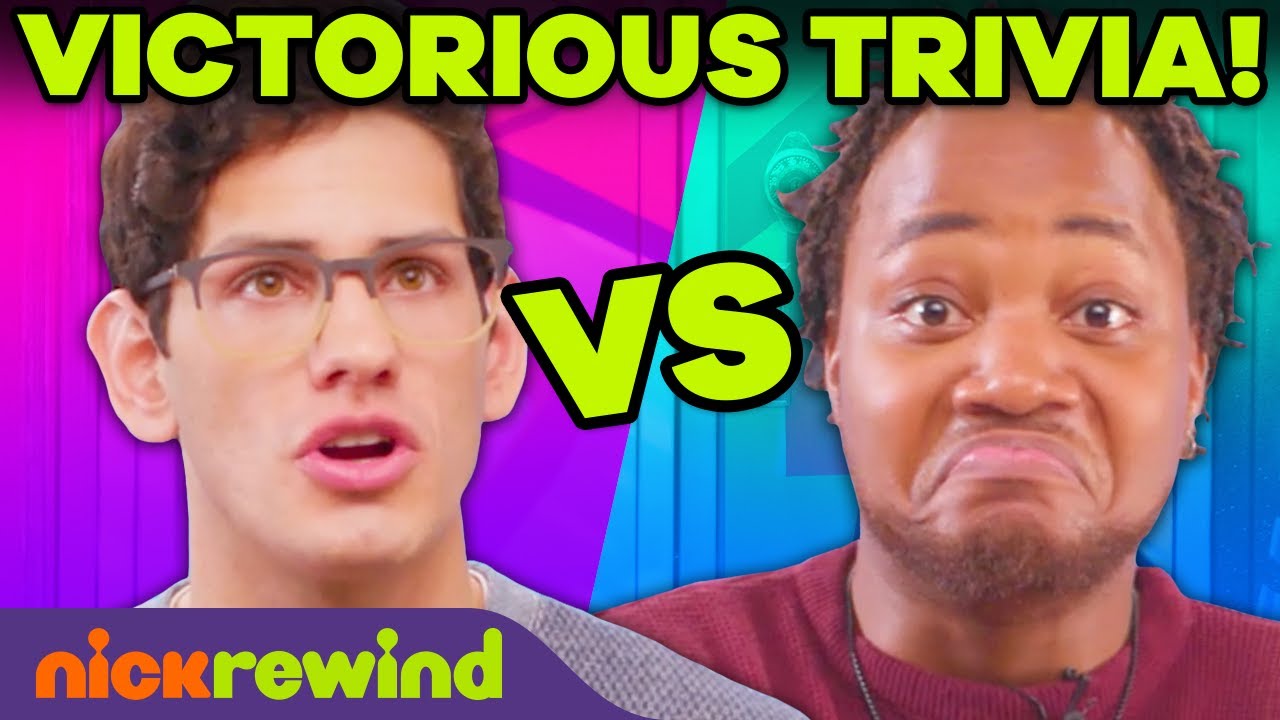 Victorious Trivia Challenge 📚 💜 Matt Bennett vs. Leon Thomas III | NickRewind