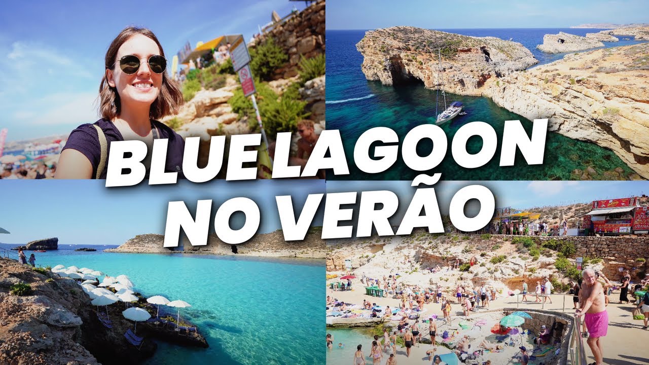 ESTA É A REALIDADE DA BLUE LAGOON NO VERÃO EM MALTA