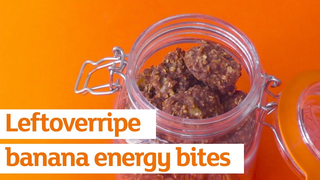 Leftover overripe banana energy bites | Waste Less Save More | Sainsbury's