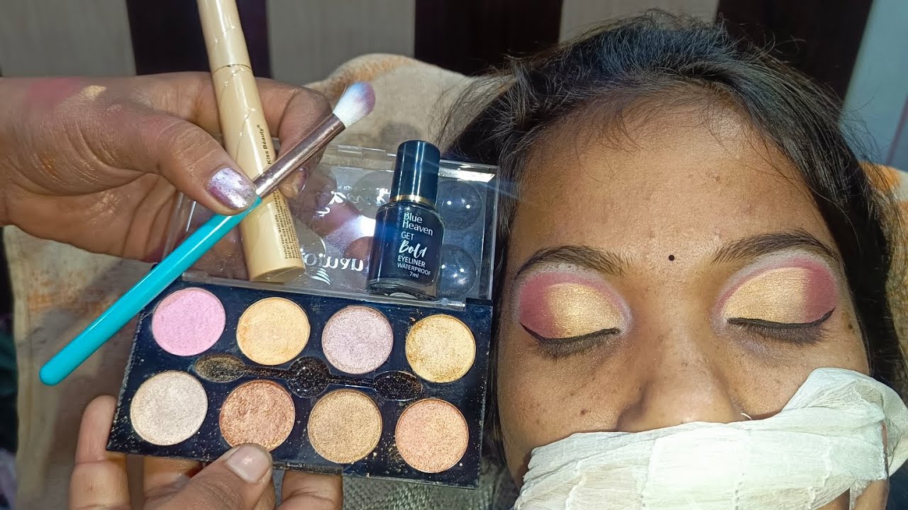 सिर्फ दो कलर से करें आई मेकअप! Professional eye makeup tutorial | #eyemakeup #eyeshadow #youtube 
