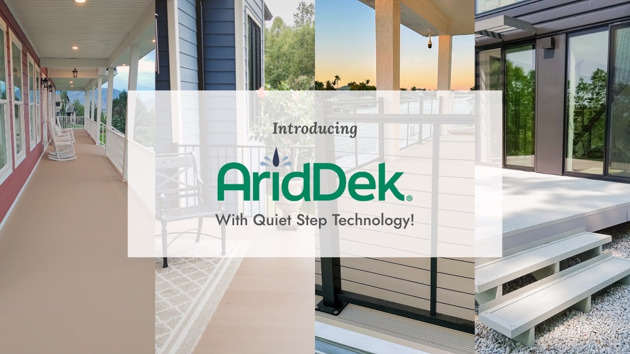AridDek Just Got Quieter: Discover the New Quiet Step Technology!