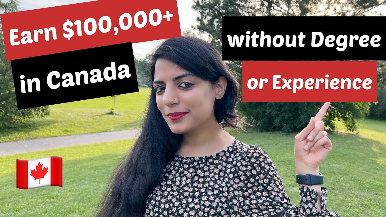 Лучшие вакансии с зарплатой 100 000 долларов в год без диплома и опыта | Sandy Talks Canada (хинди)