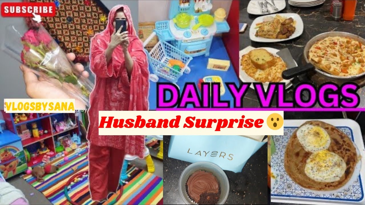 Husband Ka Unexpected Surprise😮|Mere Liye Aisay Vlog Banana Mushkil Ho Gaya 😔|Bacho Ko Dantna?