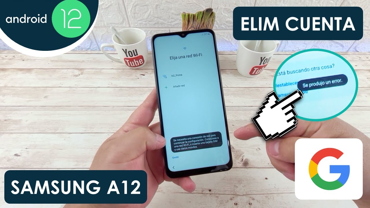 Eliminar Cuenta de Google Samsung Galaxy A12 | Android 12